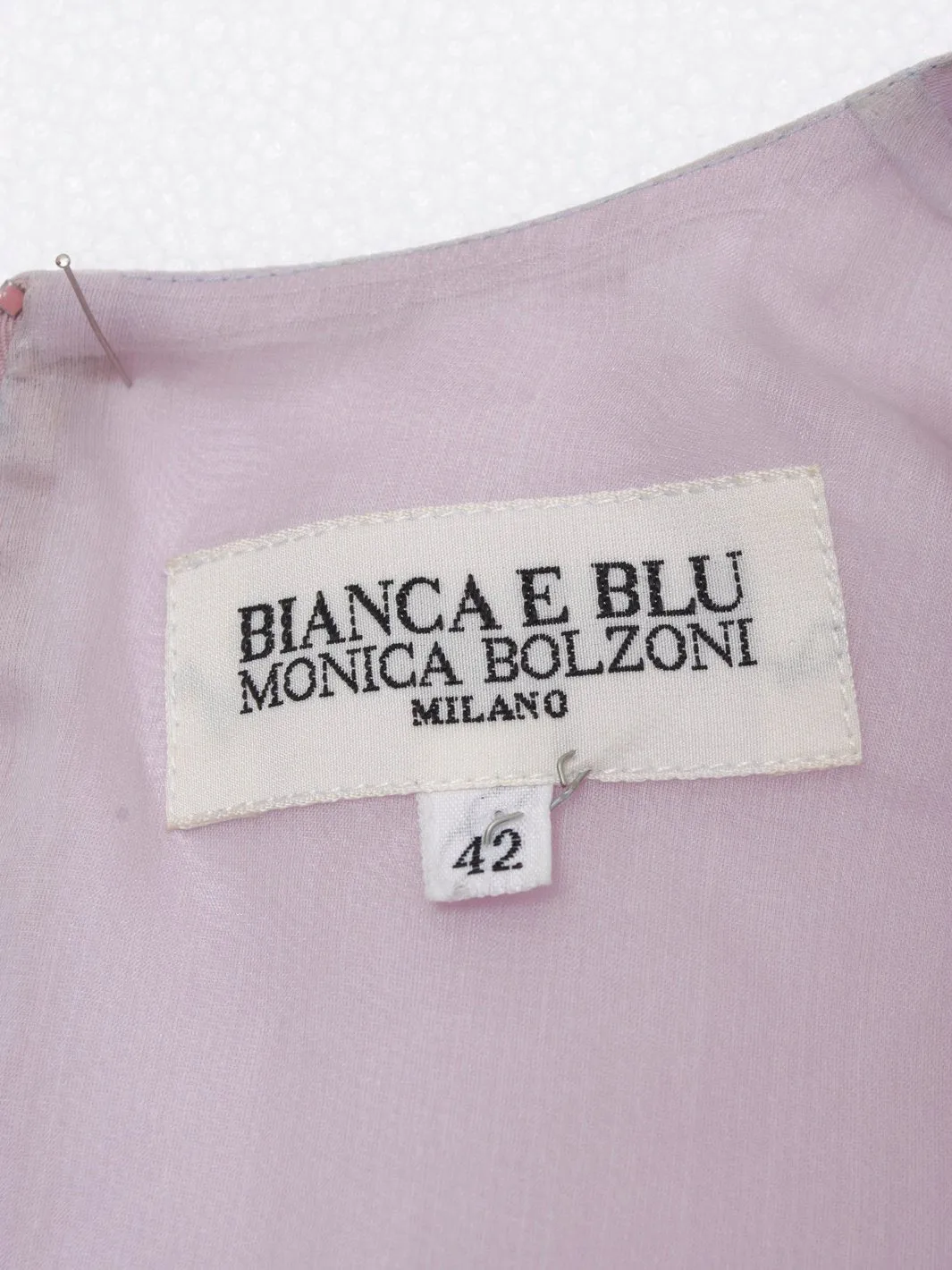 1980s lilac silk chiffon dress from Bianca e Blu Monica Bolzoni