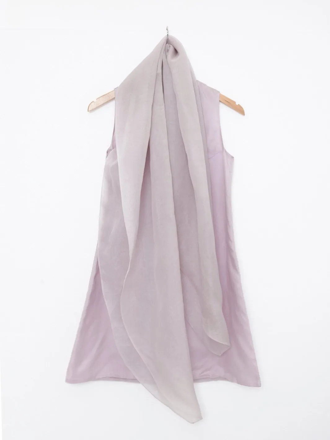 1980s lilac silk chiffon dress from Bianca e Blu Monica Bolzoni