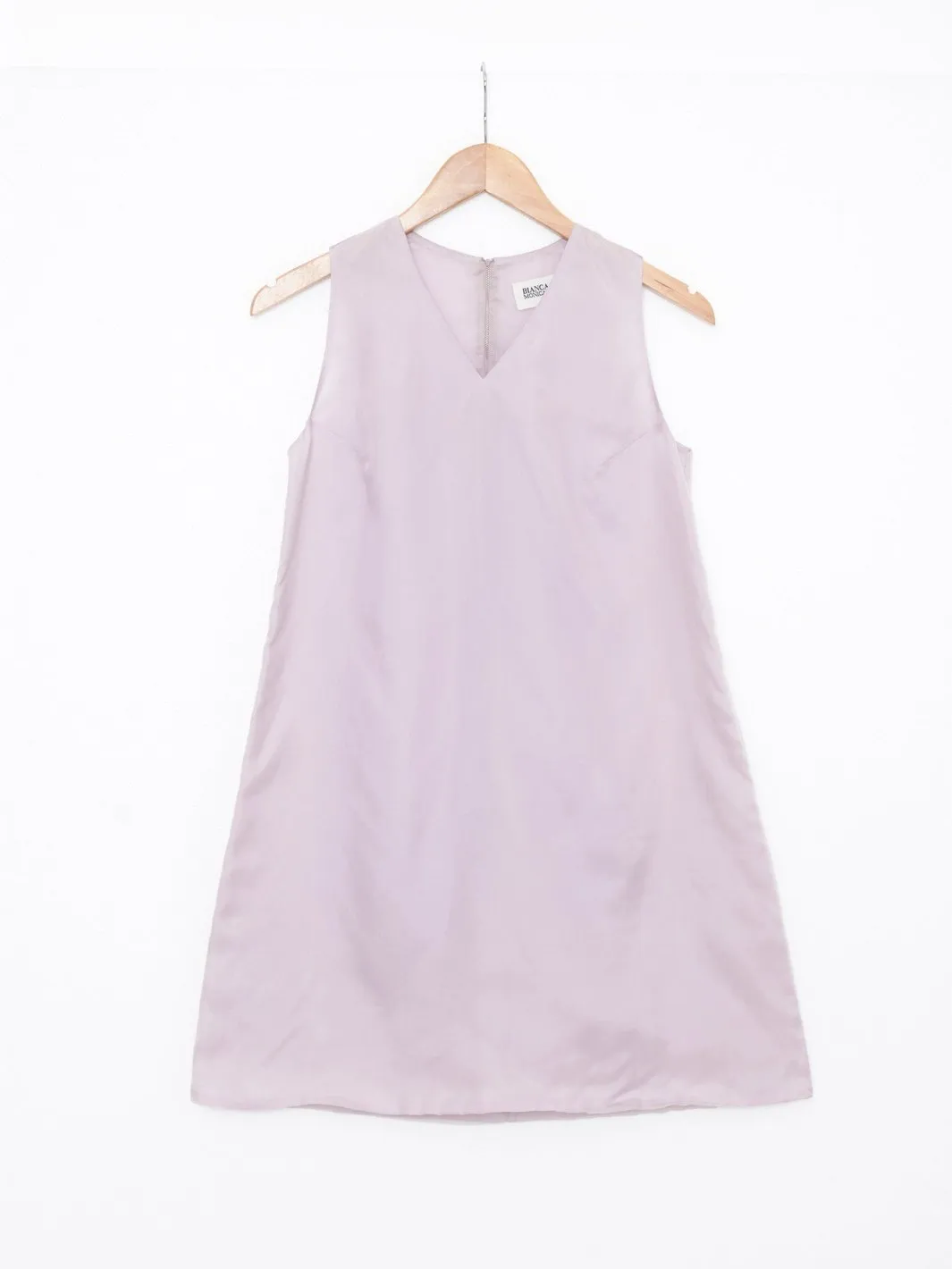 1980s lilac silk chiffon dress from Bianca e Blu Monica Bolzoni