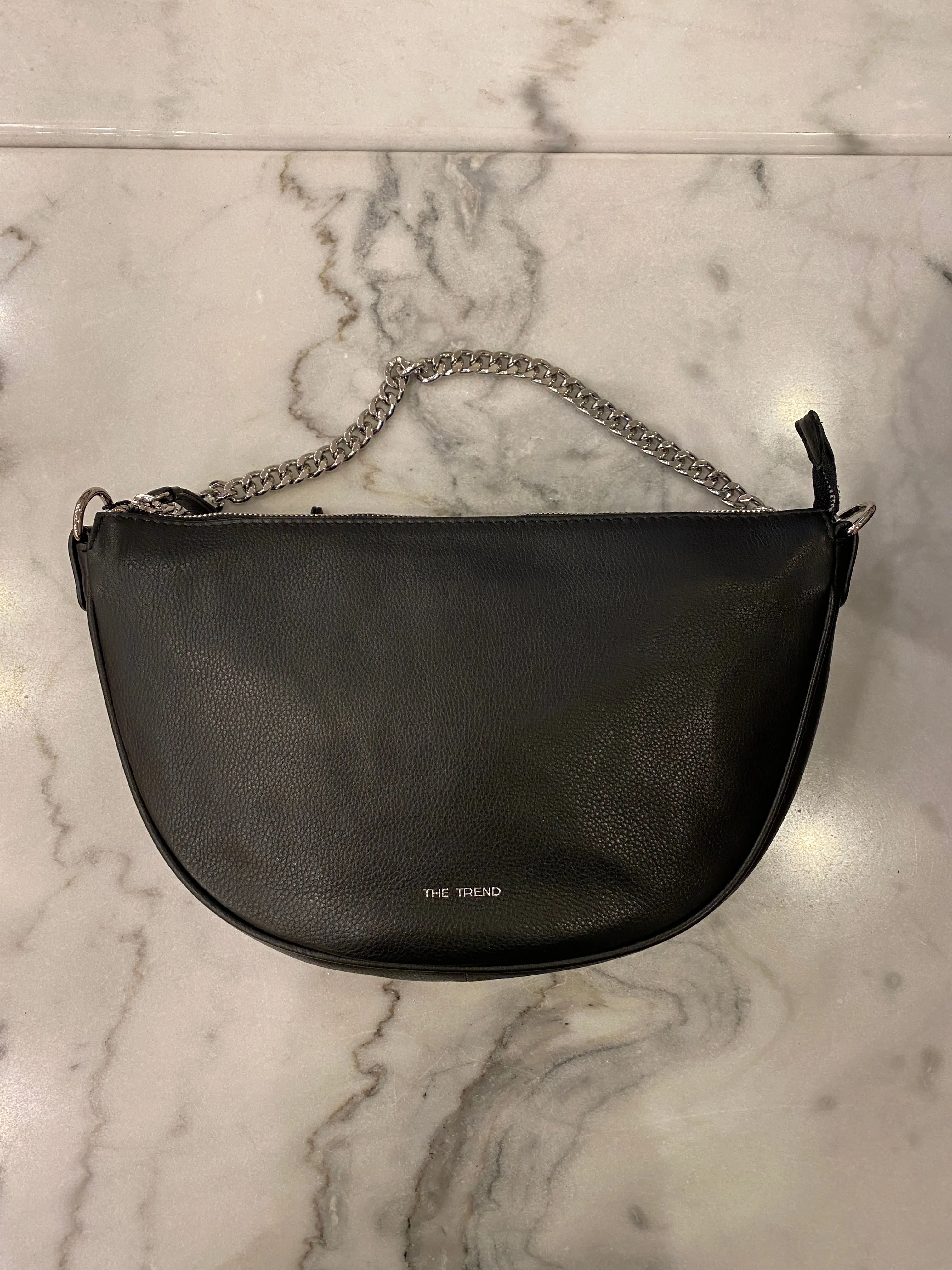 580520 Black Leather Purse