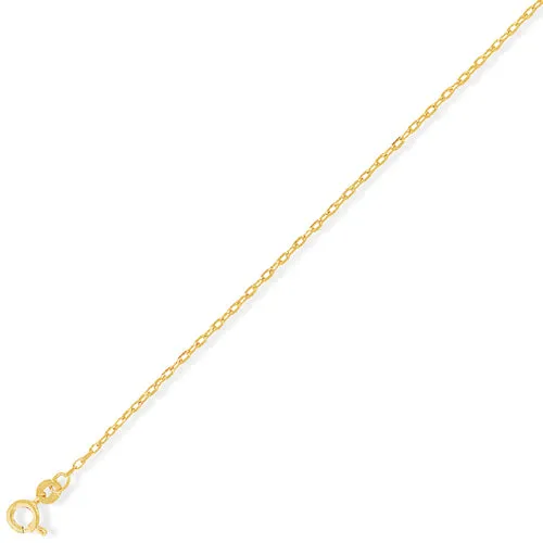 9ct gold 20/51cm Bell chain 11167