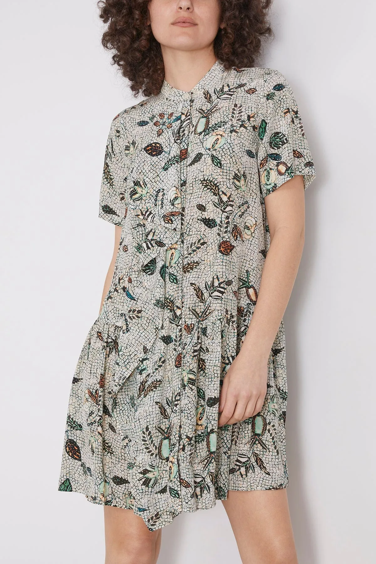 Adalyn Dress in Botanical Mist