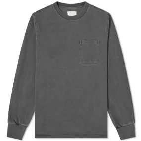 Aimé Leon Dore Long Sleeve Washed Pocket TeeJet Black