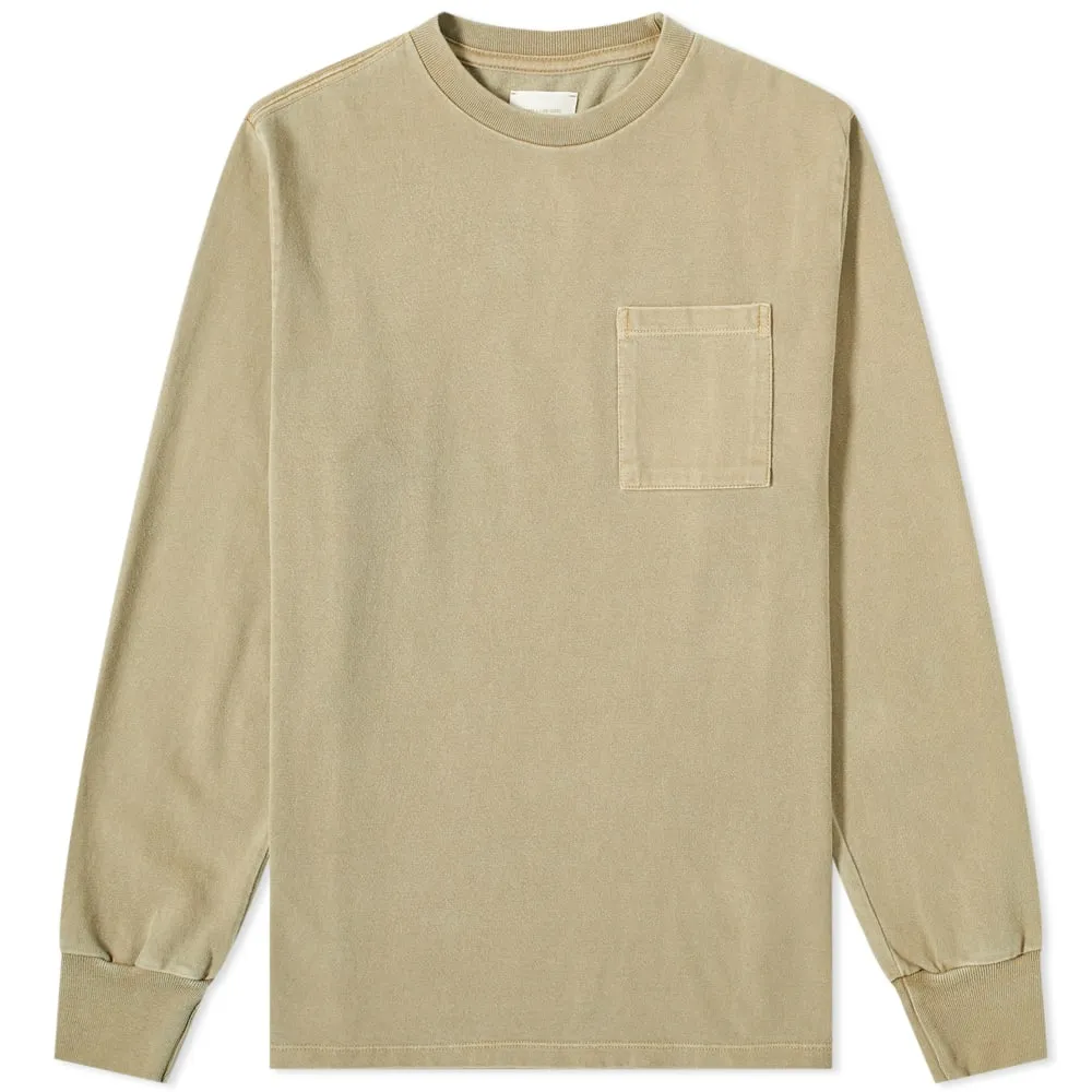 Aimé Leon Dore Long Sleeve Washed Pocket TeeTwill