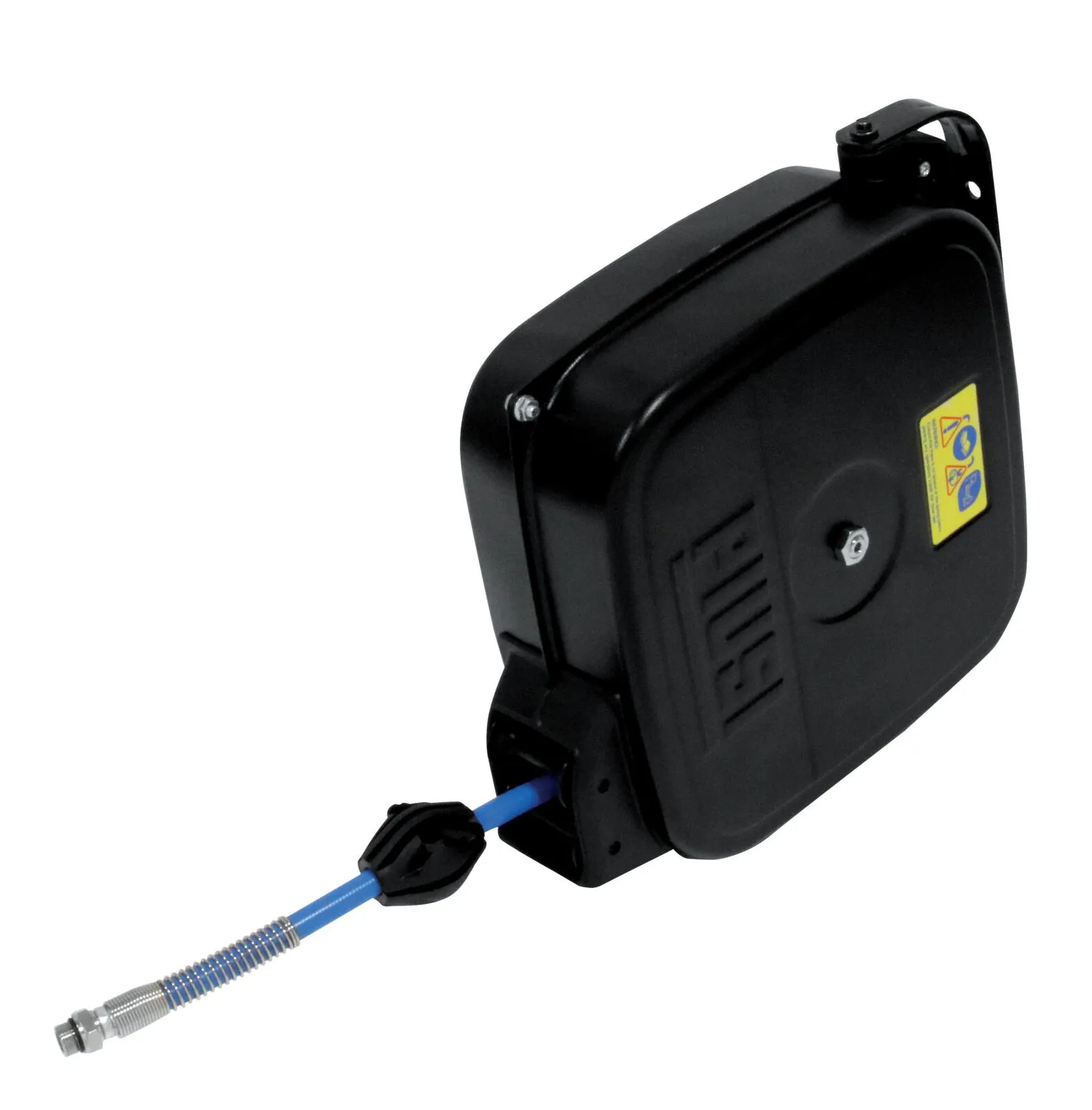 Air Line Hose Reel Enclosed 12m x 3/8  Black