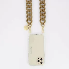 ALICE PHONE CHAIN MATTE BEIGE