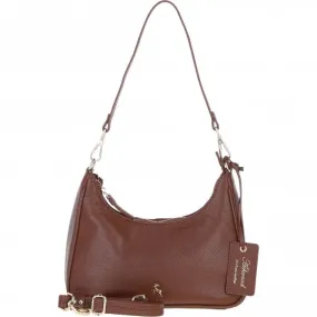 Ashwood Leather Ladies Shoulder X Crossbody Bag Tan: 64397