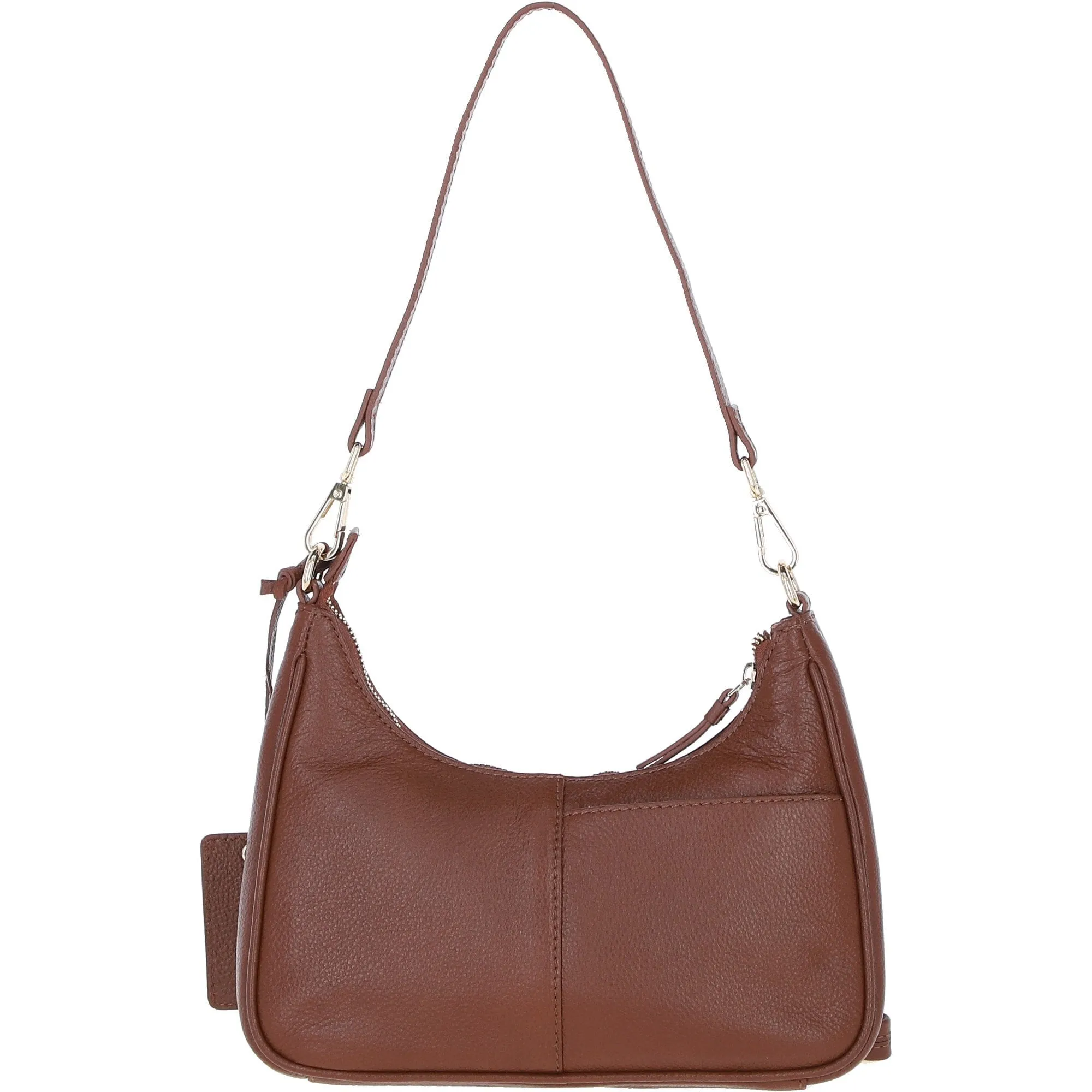 Ashwood Leather Ladies Shoulder X Crossbody Bag Tan: 64397