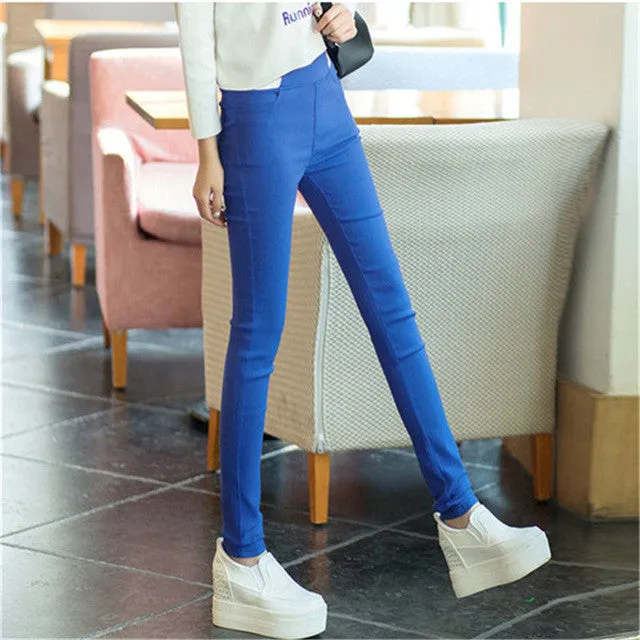 Autumn Winter Plus Size Fashion Women Leggings New Ankle Leggings Woman False Thin High Quality Legging 71892 SM6