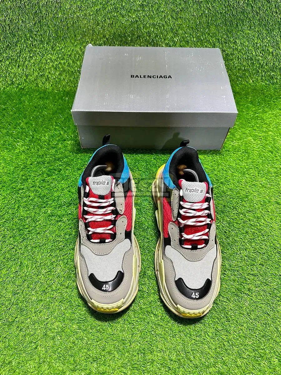 Balenciaga Triple S (Blue/Red) (Premium Quality)