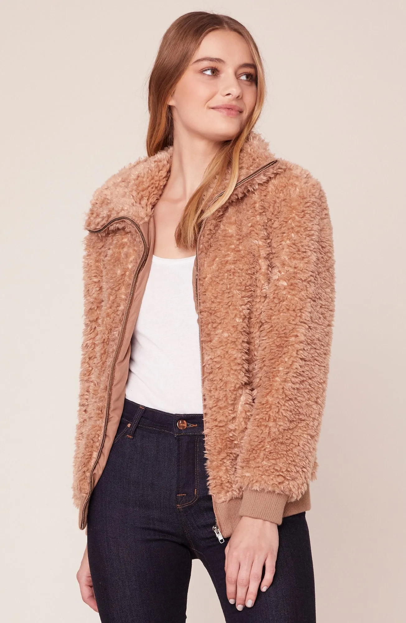 BB Dakota Teddy or Not Bomber Jacket