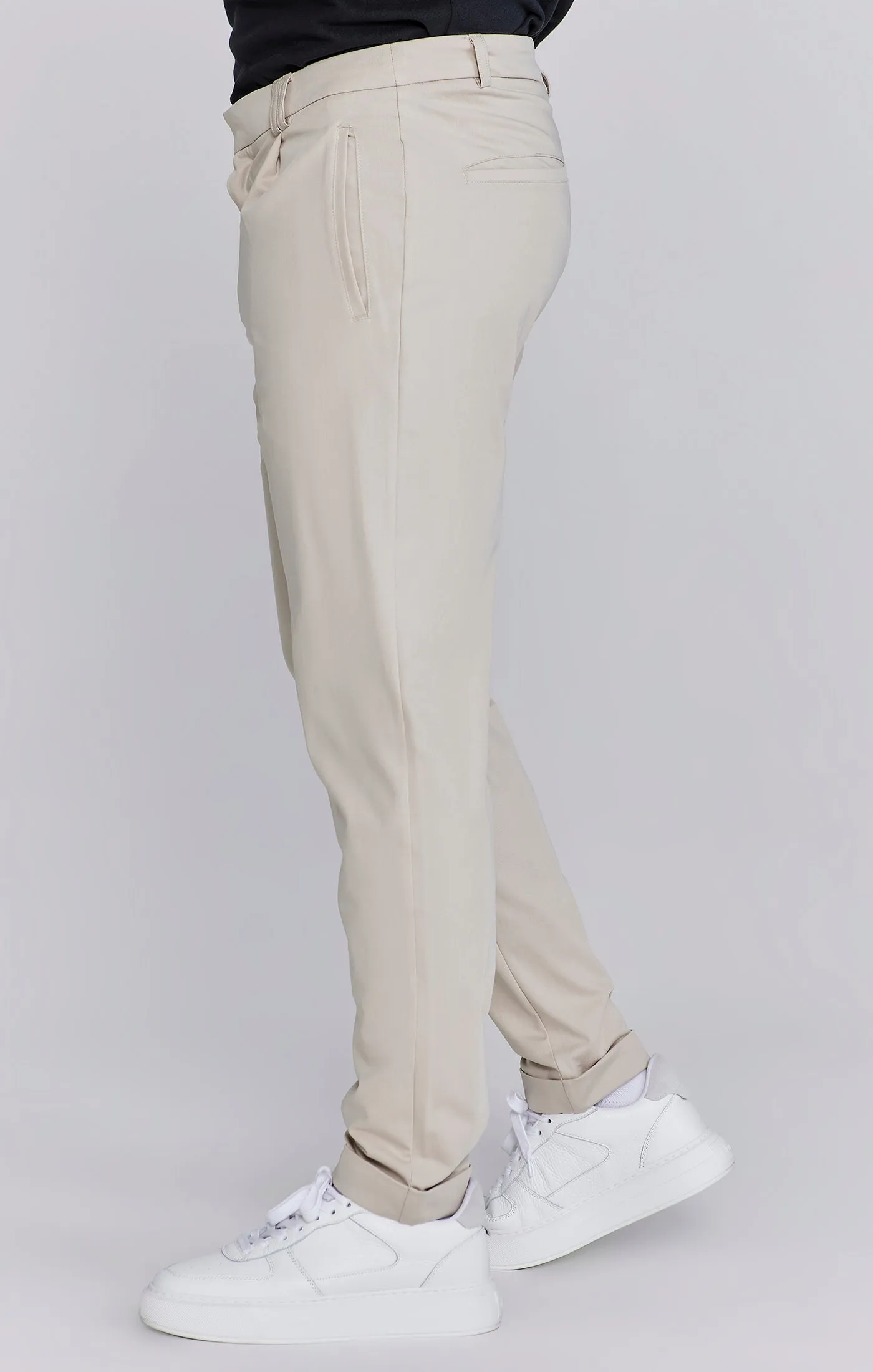 Beige Smart Chinos