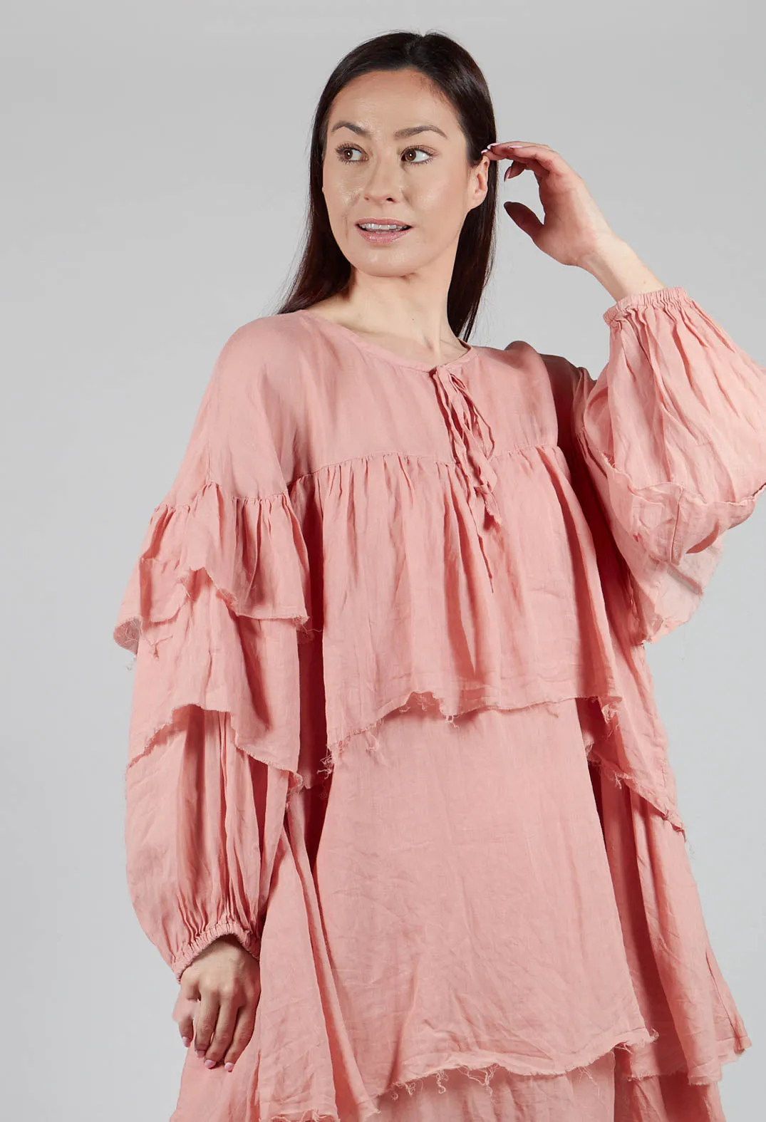 Blossenwahn Tunic in Lotus Pink