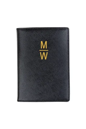 Boulevard Passport Holder Leather w/ Monogramming