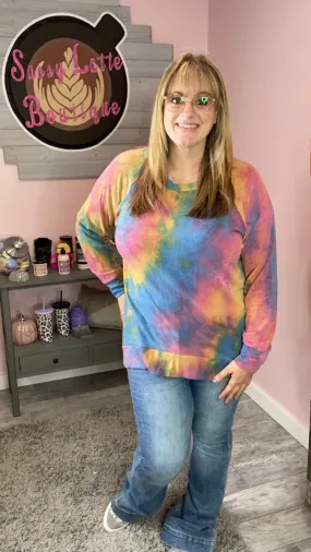 Bubblegum Tie-Dye Sweater