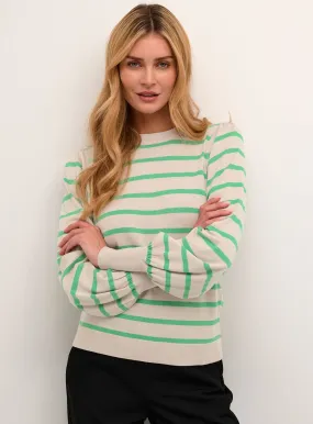 Buy KAFFE Kamala Striped Knit Pullover Multi Coloured XL | Jumpers | Tu
