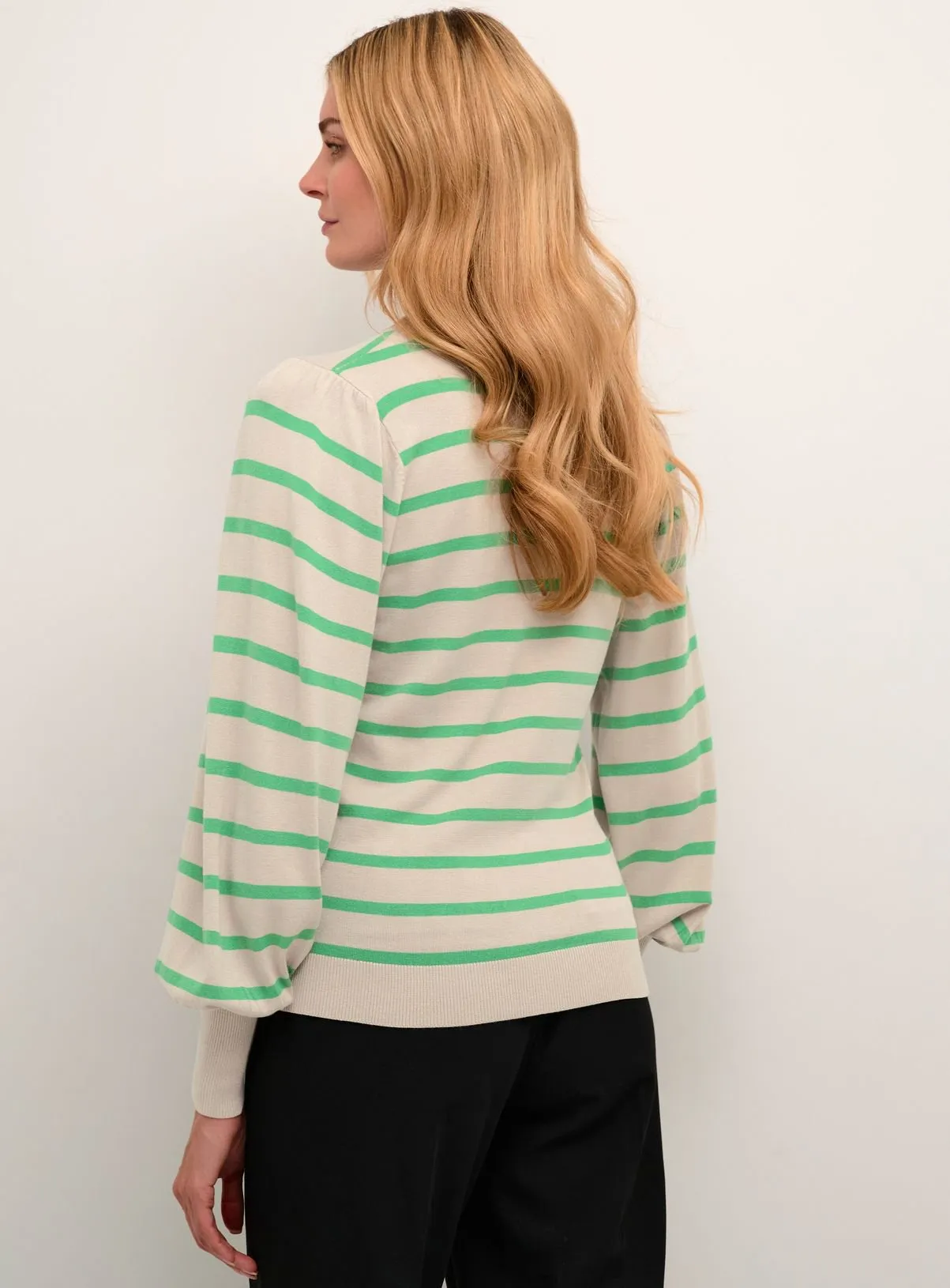 Buy KAFFE Kamala Striped Knit Pullover Multi Coloured XL | Jumpers | Tu