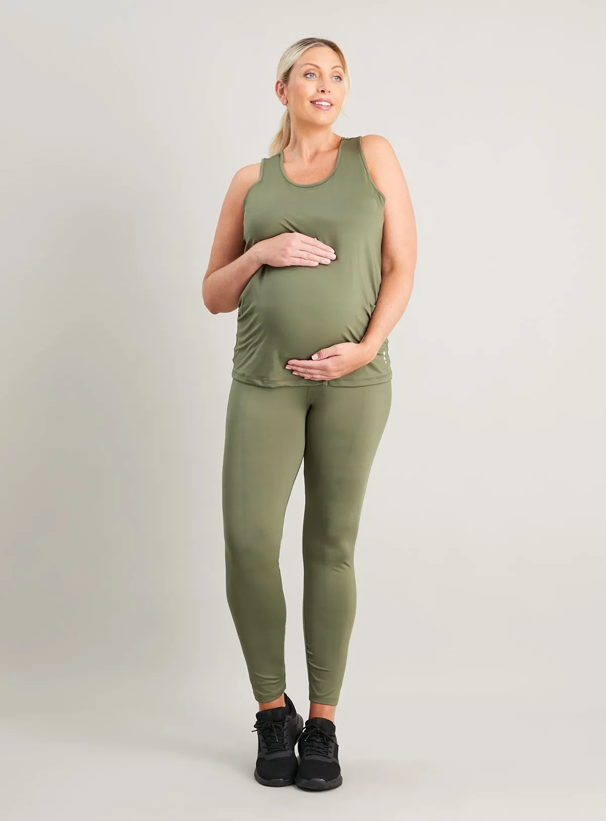 Buy MATERNITY Active Khaki Leggings - 22 | Leggings | Tu