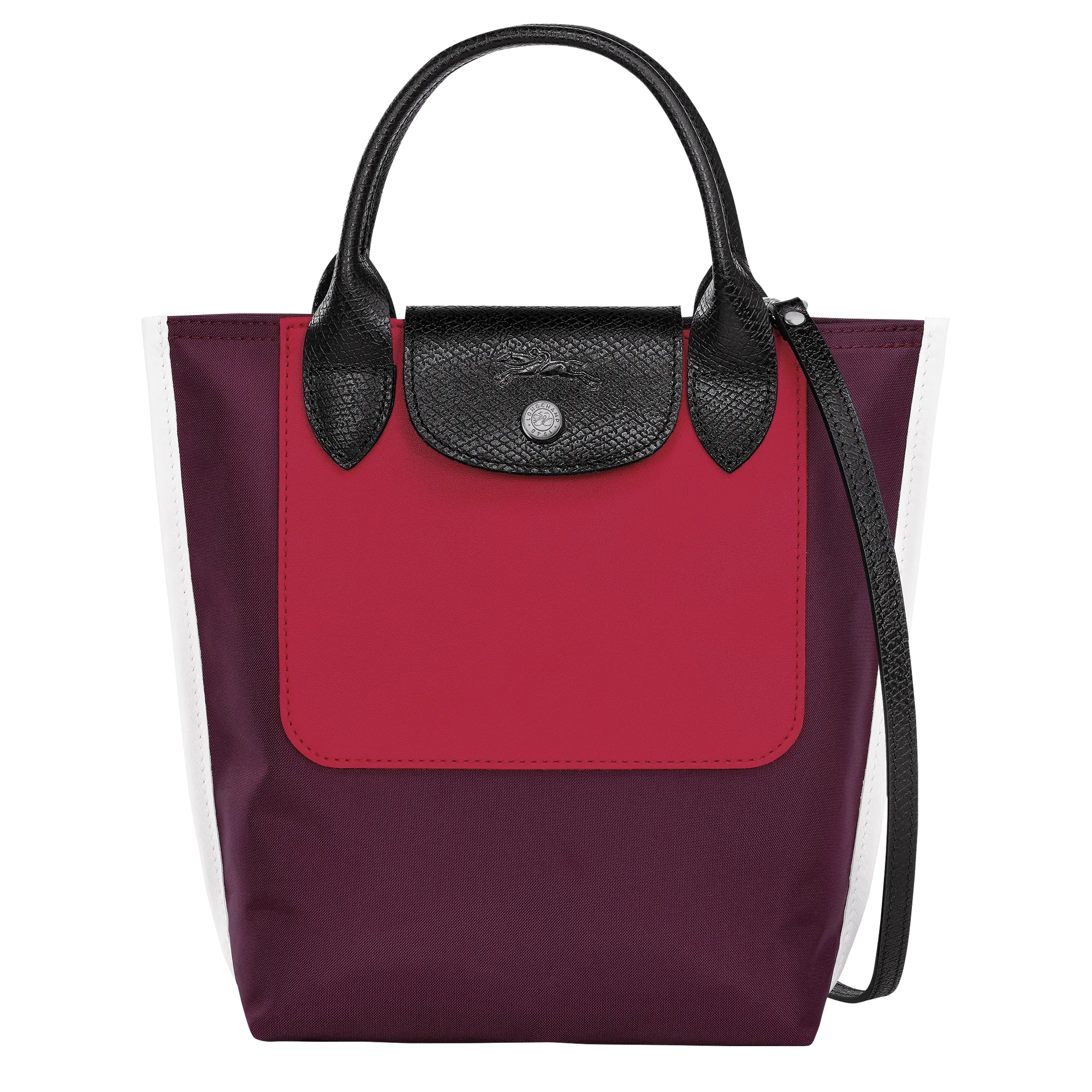 Cabas Longchamp XS Tote bag Burgundy - Canvas