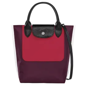 Cabas Longchamp XS Tote bag Burgundy - Canvas