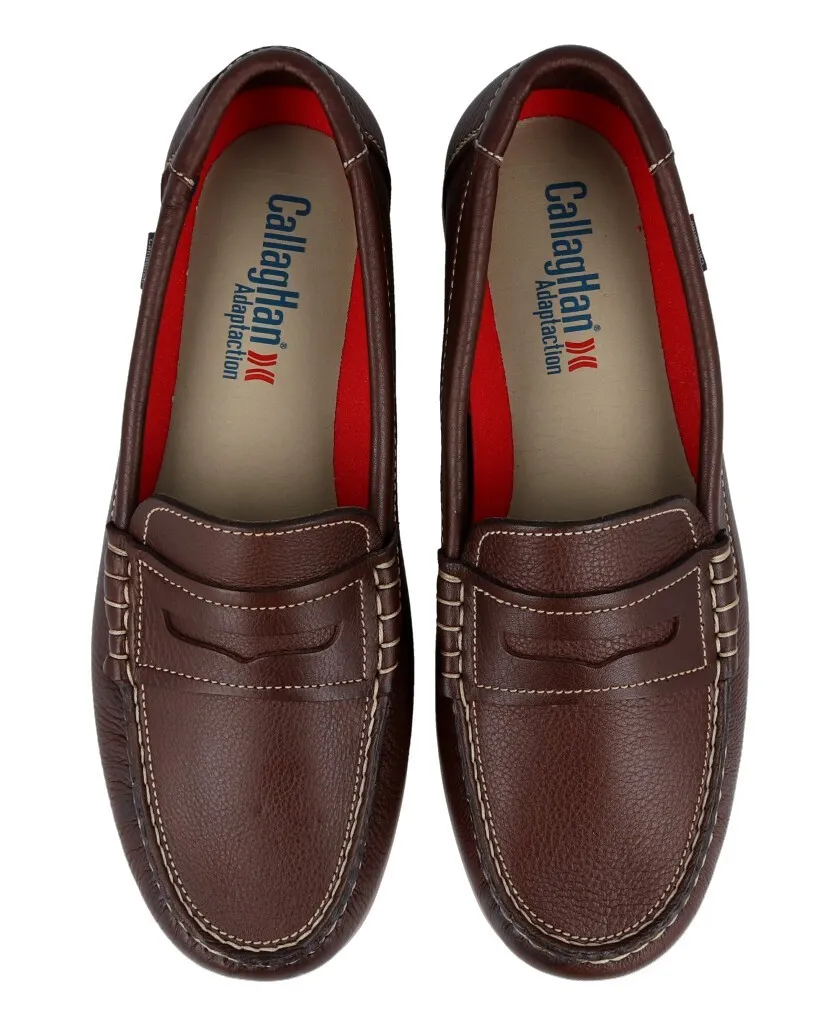 Callaghan Yate 51602 men's brown loafers