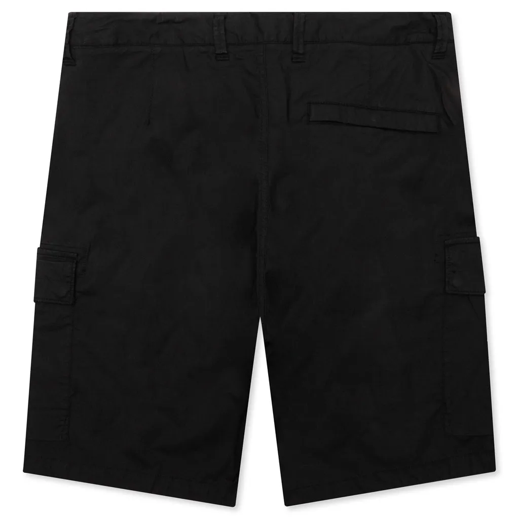 Cargo Bermuda Shorts - Black