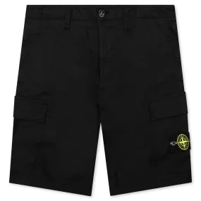 Cargo Bermuda Shorts - Black