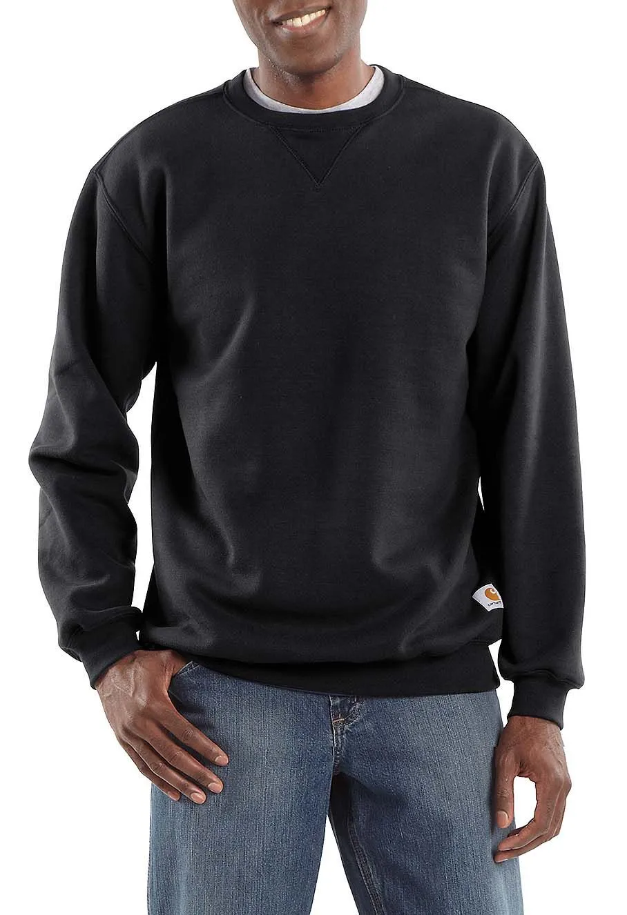 Carhartt Work Sweater Crewneck Midweight K124 - Black