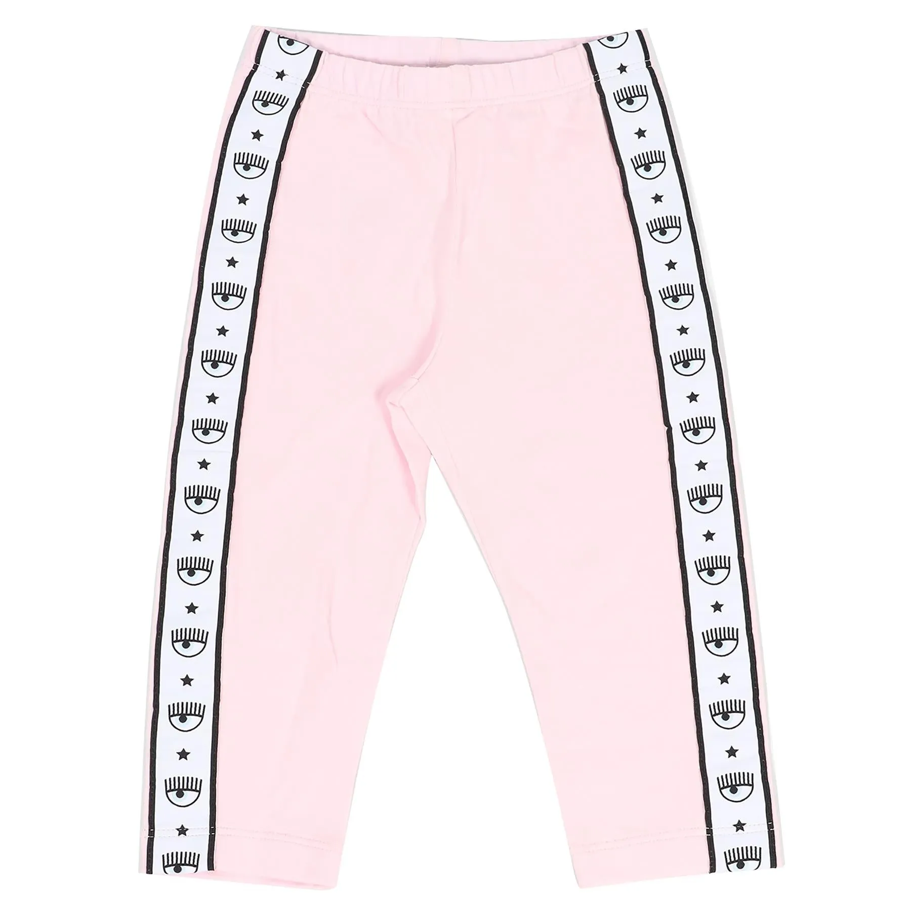 CHIARA FERRAGNI PINK BABY GIRLS COTTON LEGGINGS 18 MONTHS