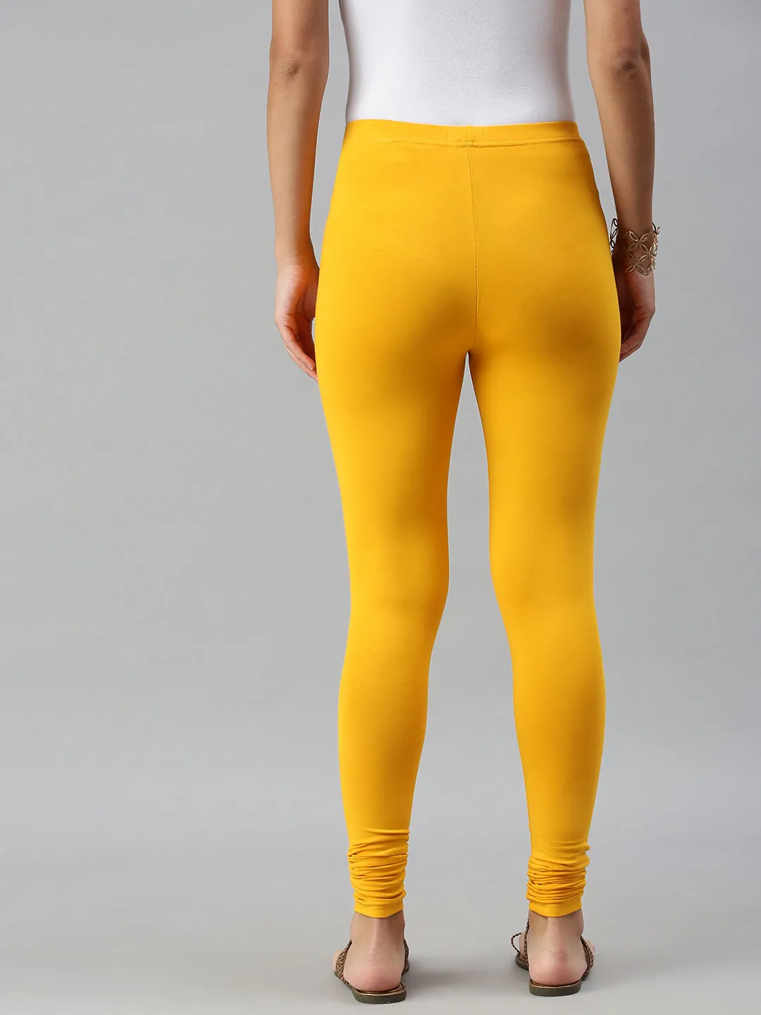 Churidar Leggings-Bright Yellow