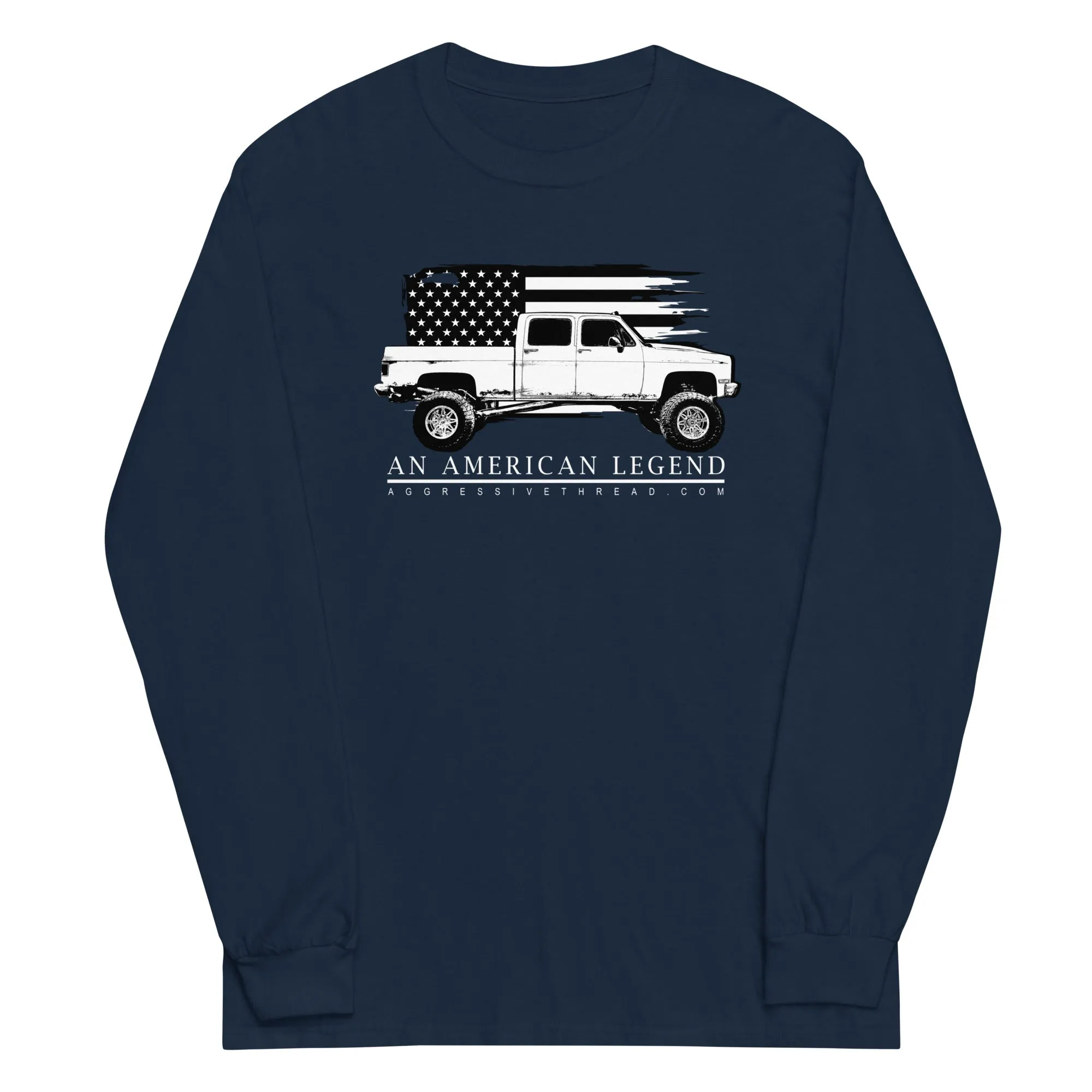 Crew Cab Square Body Truck Long Sleeve T-Shirt