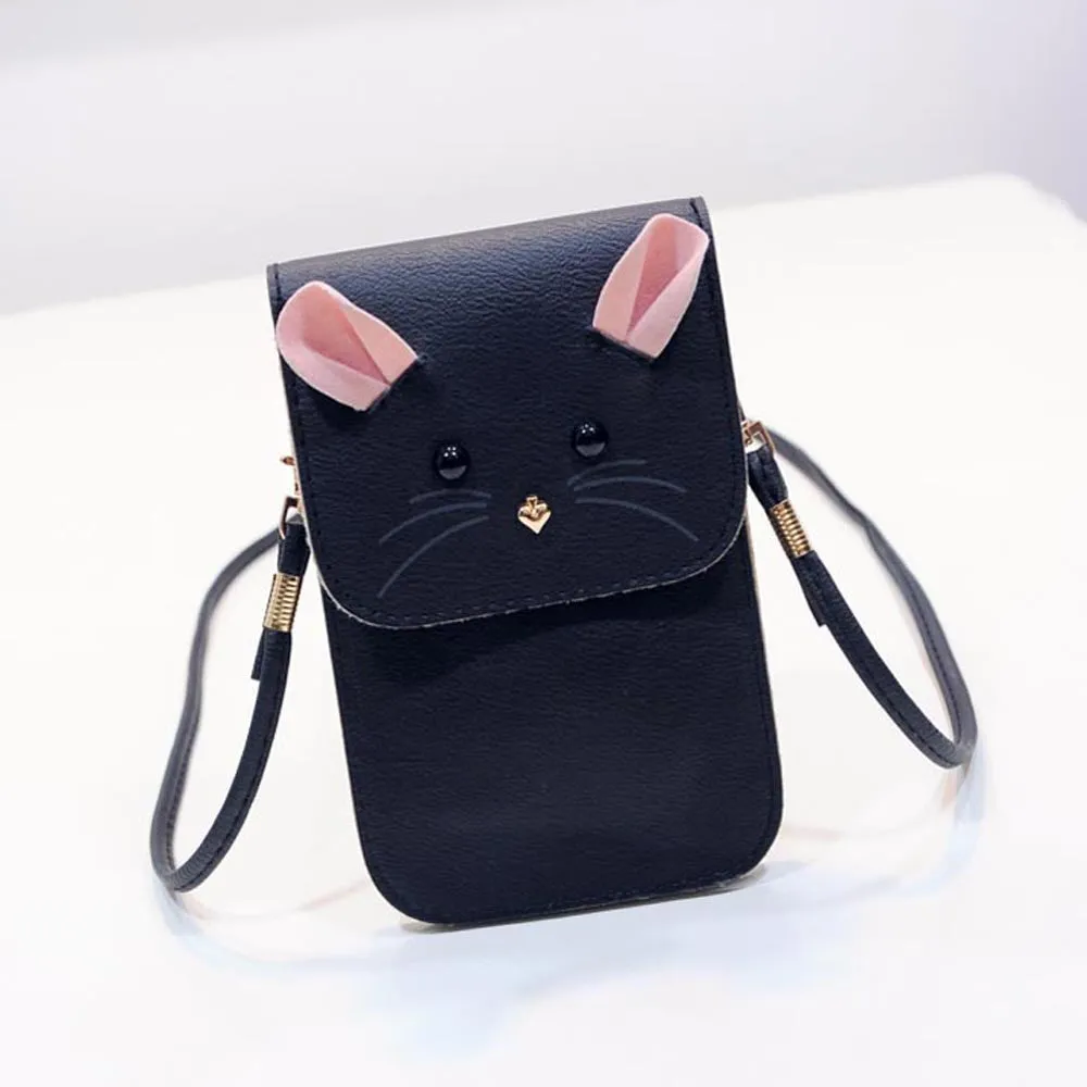 Cute Cross Body Single Shoulder Phone Coin Bag Women PU Leather Handbag Bolsos Femenina