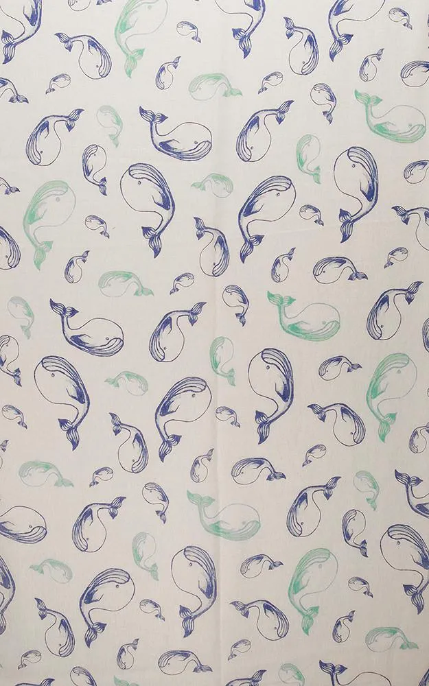 EBSC5045 Whale Print Scarf