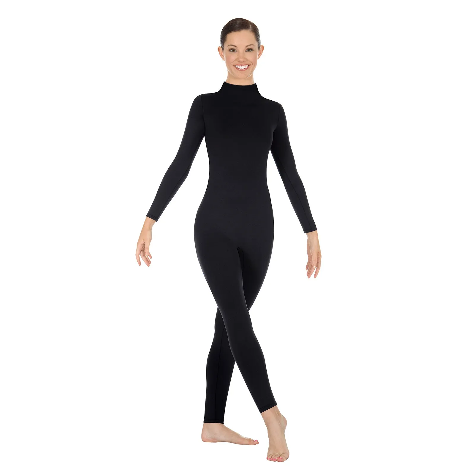 Eurotard Adult Mock Neck Long Sleeve Unitard