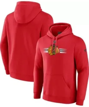 Fanatics Men's NHL Fanatics Chicago Blackhawks Authentic Pro Secondary Pullover Hoodie