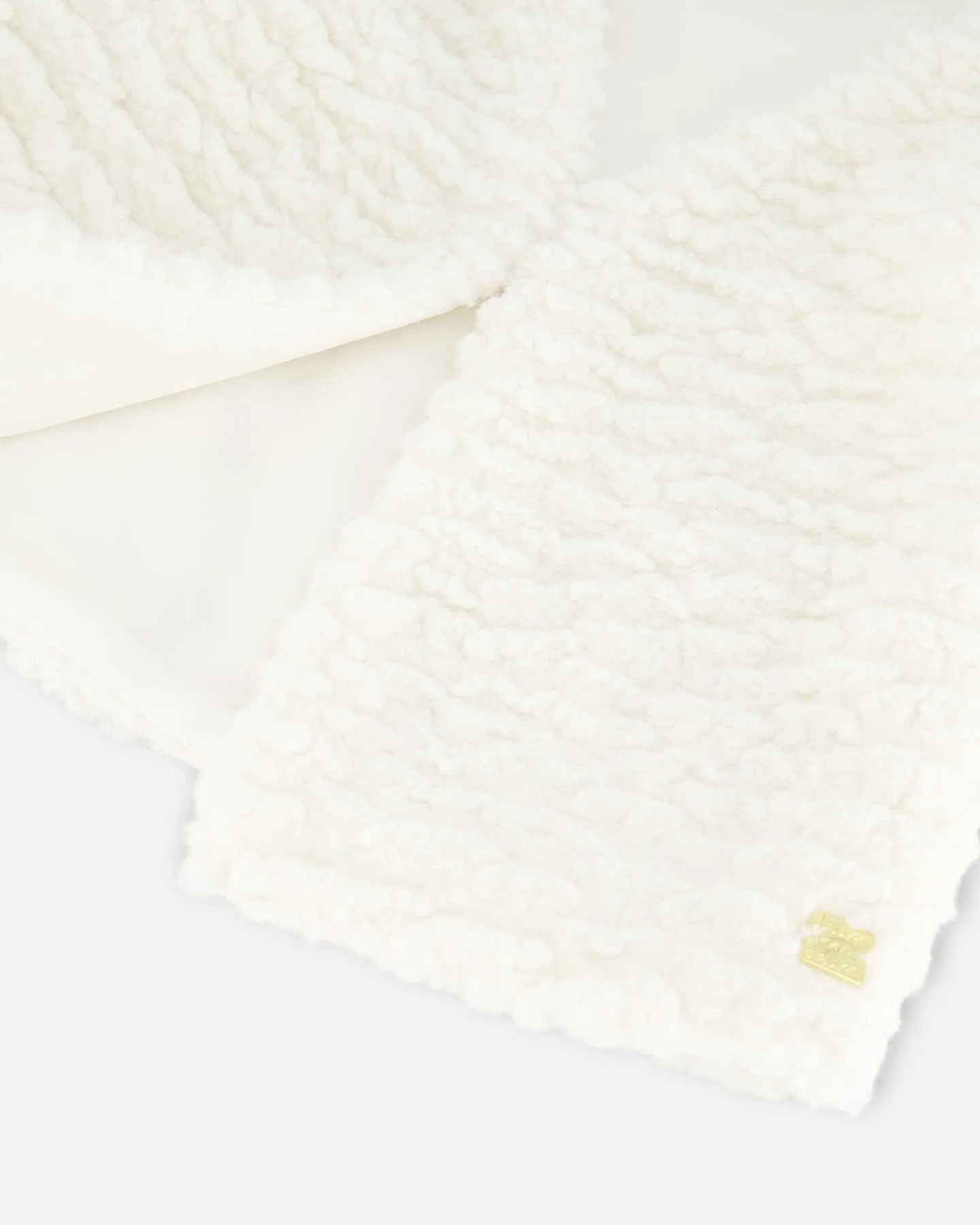 Faux Fur Vest Off White