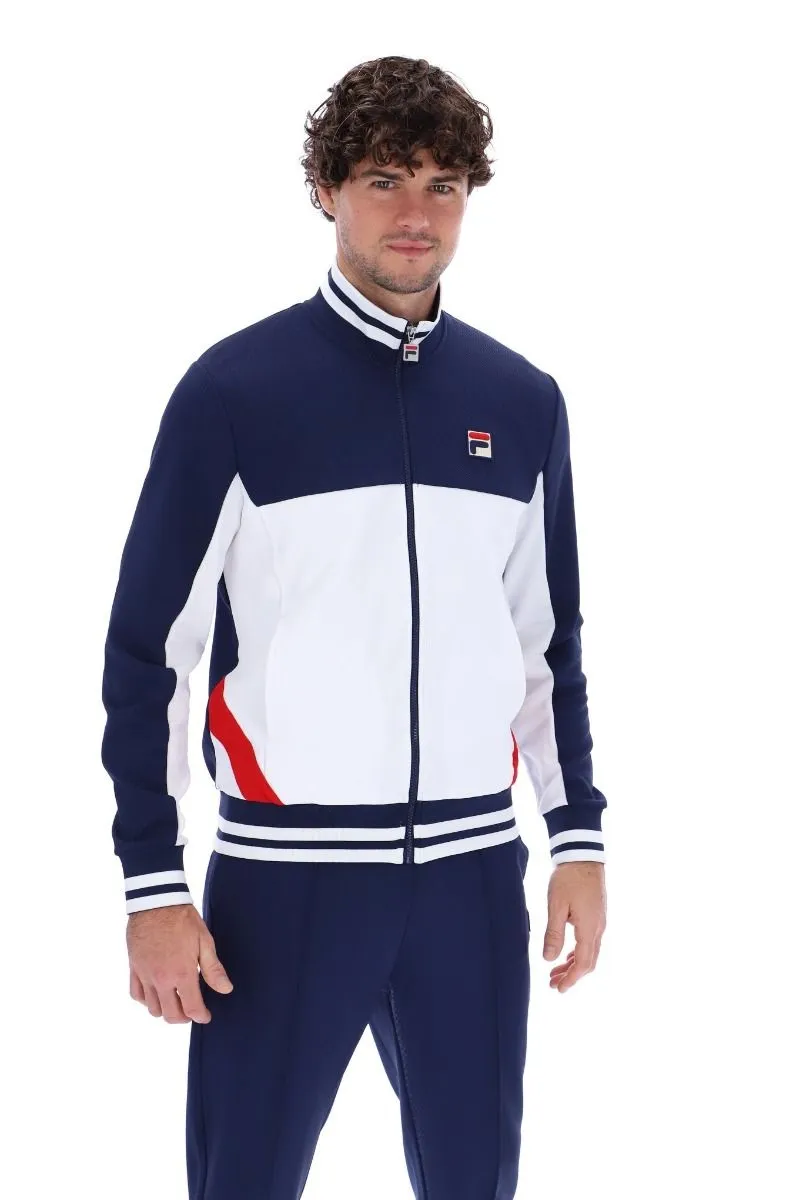 Fila Tiebreaker Funel Neck Track Jacket Navy