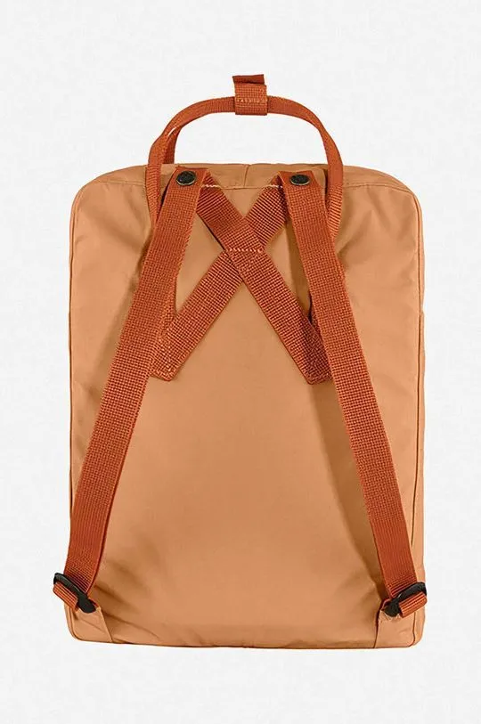 Fjallraven backpack Kanken orange color