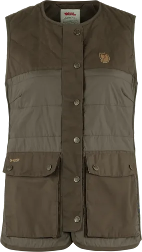 Fjällräven Women's Forest Wool Padded Vest Dark Olive | Buy Fjällräven Women's Forest Wool Padded Vest Dark Olive here