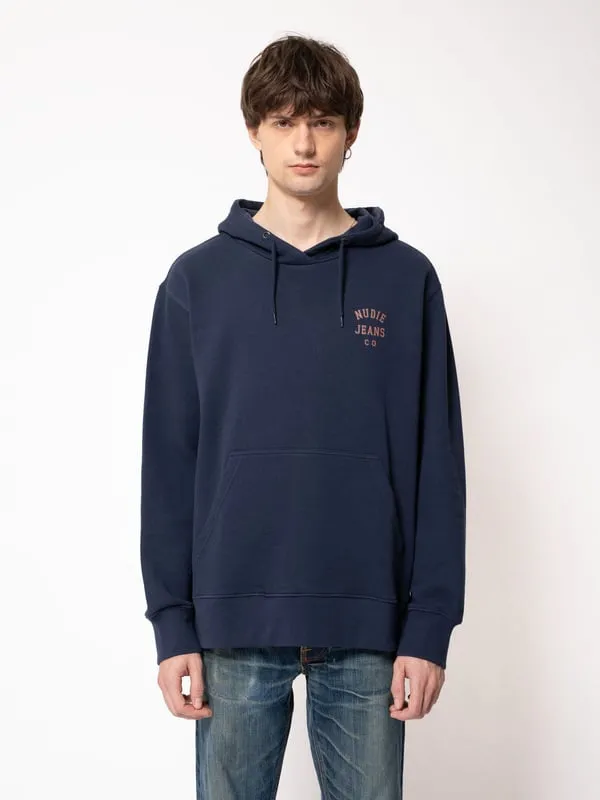 Franke Logo Hoodie Deep Blue