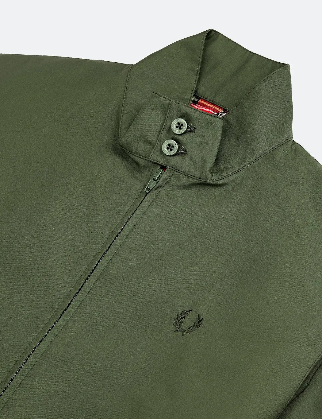 Fred Perry Re-issues Harrington Jacket (Made in UK) - Olive Green