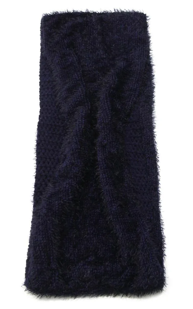 GAC265 Knit Faux Fur Infinity Scarf