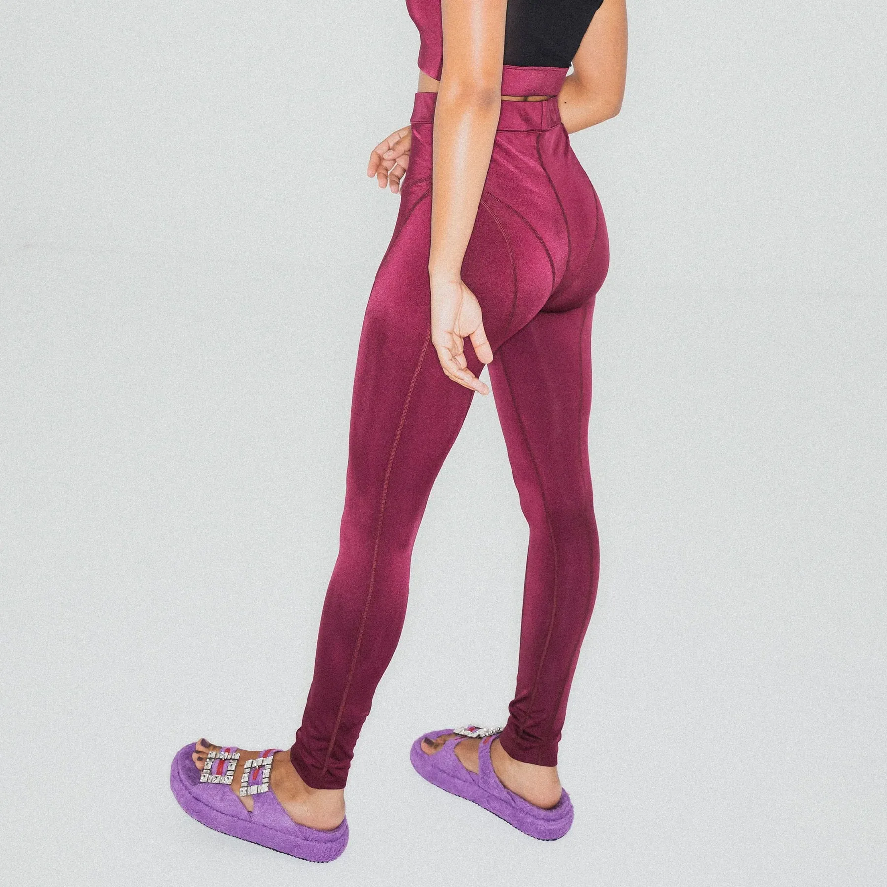 Gail Leggings - Burgundy