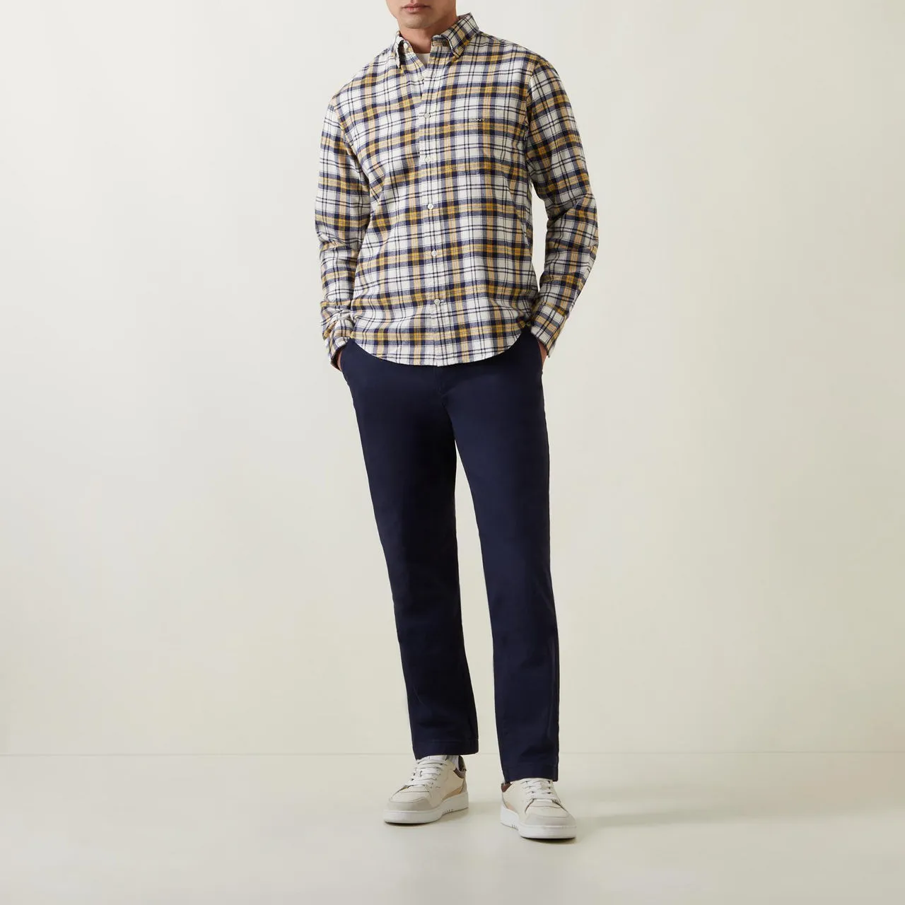 GANT The Sustainable Edit Super Comfort Regular Fit Chinos - Navy