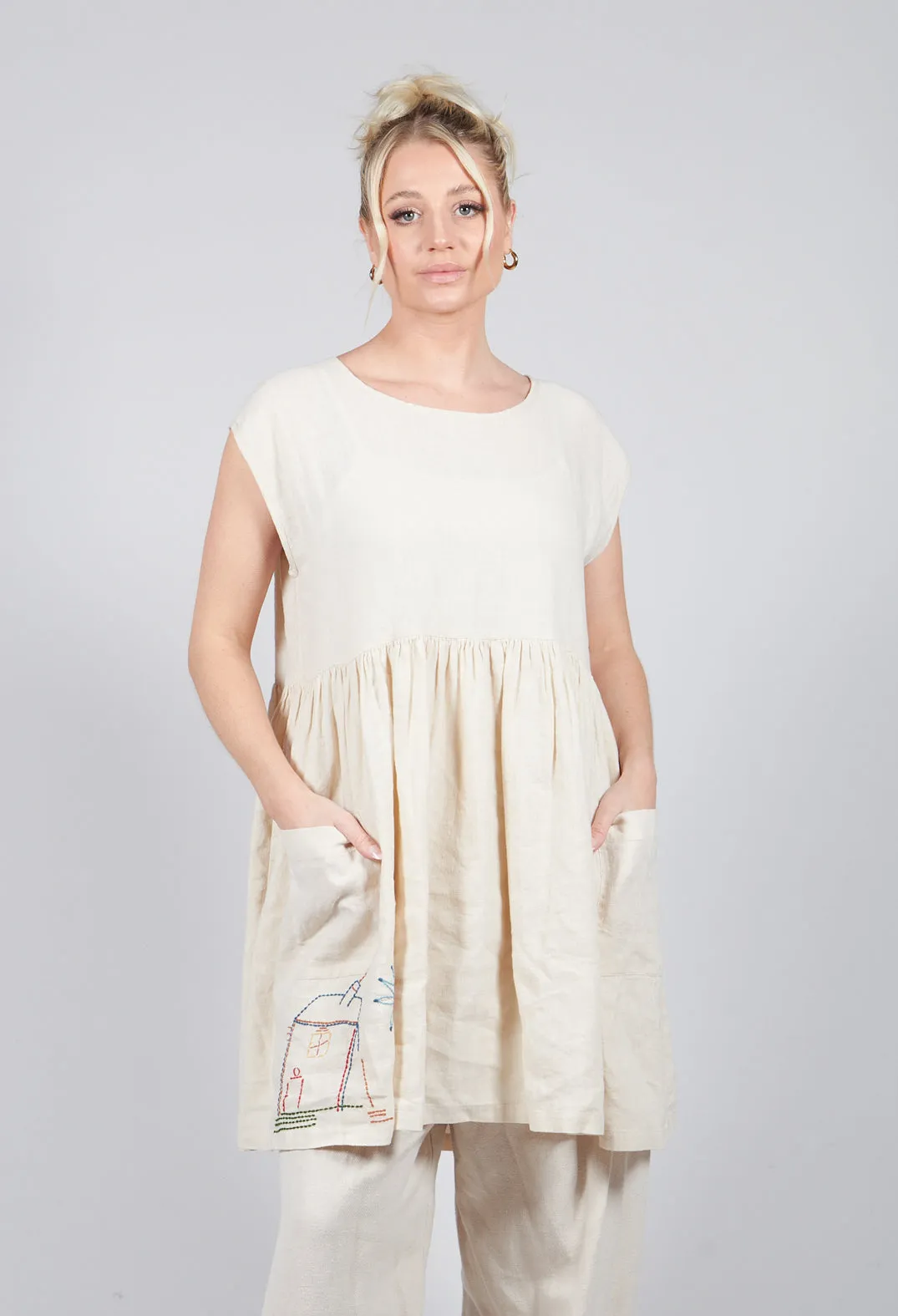 Gittan Tunic in Bone White