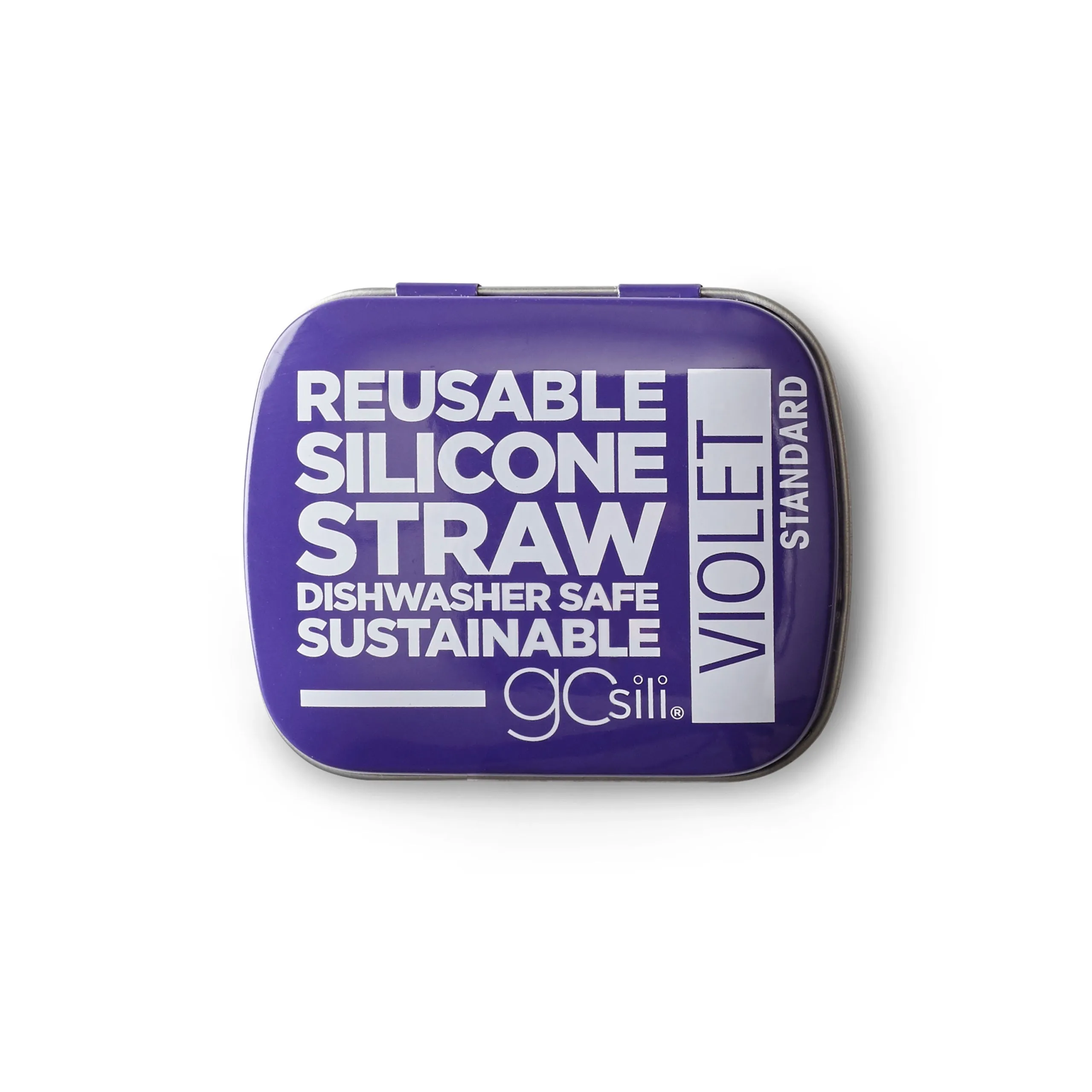 GoSili Standard Silicone Straw in Travel Tin - Choose Color