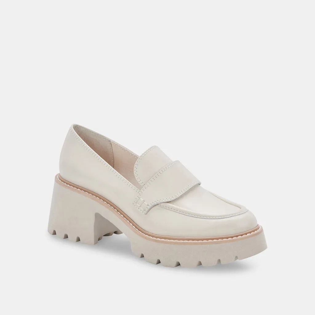 HALONA LOAFERS IVORY LEATHER– Dolce Vita 6776016764994