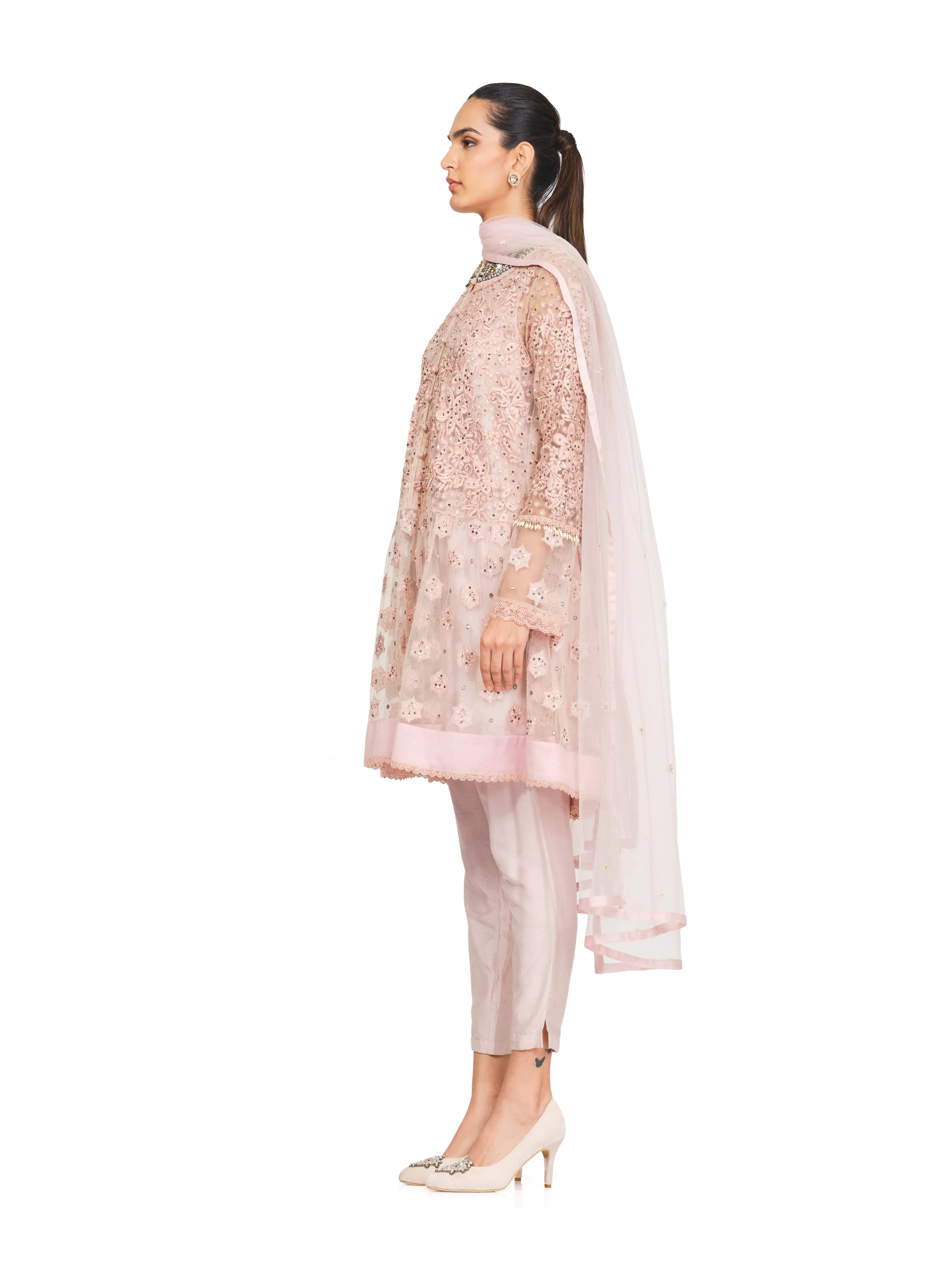 Heavy Embroidered Tunic with Added Flare