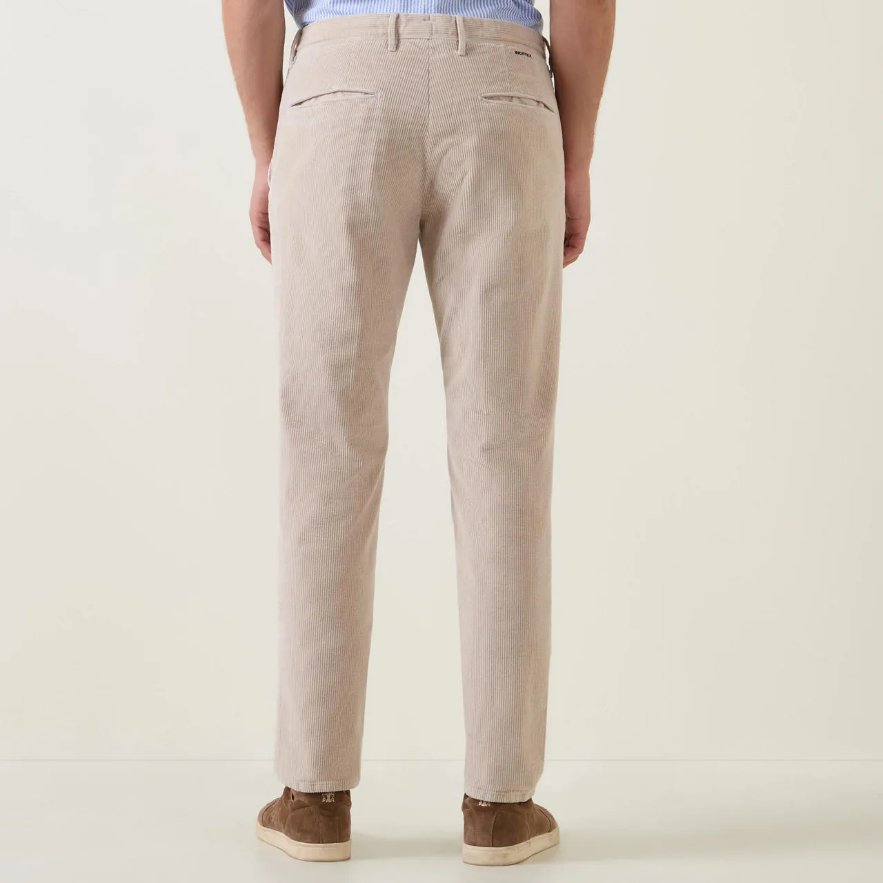 INCOTEX Casual Corduroy Chinos - Cream