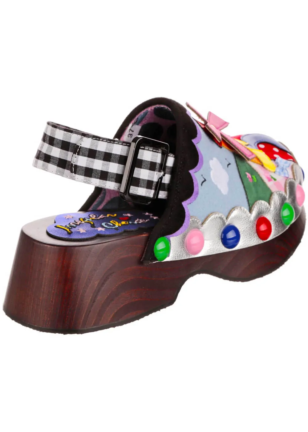 Irregular Choice Your Biggest Fan Windmills Klompen Zwart